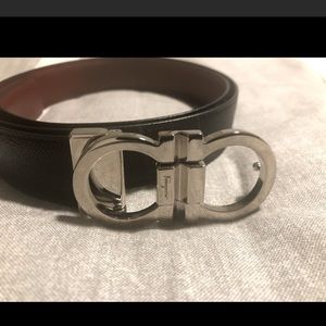 Salvatore Ferragamo Gancini Reversable mens belt size 105